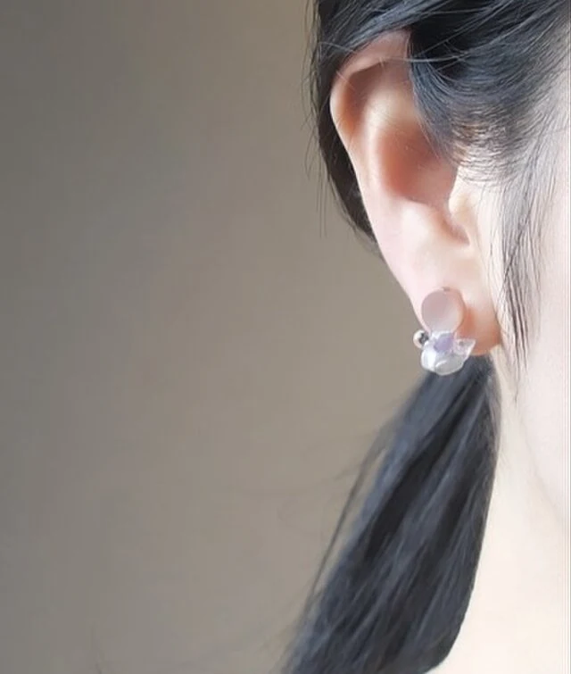 花ぐもり　ノンホールピアス — 写真8